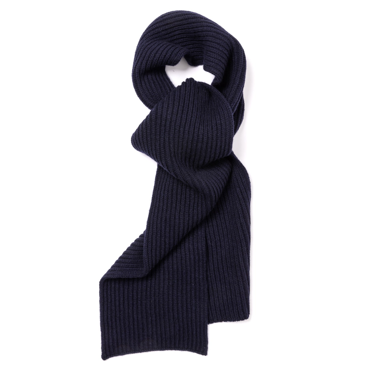 Schal "Ribbed Scarf" aus Lambswool und Cashmere - 6 Ply
